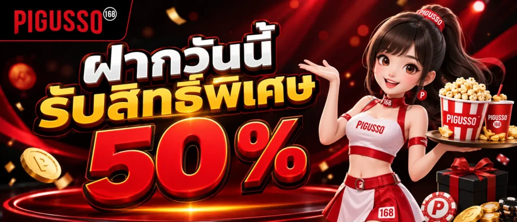 ฝากวันนี้รับสิทธิ์พิเศษ 50 % (2)